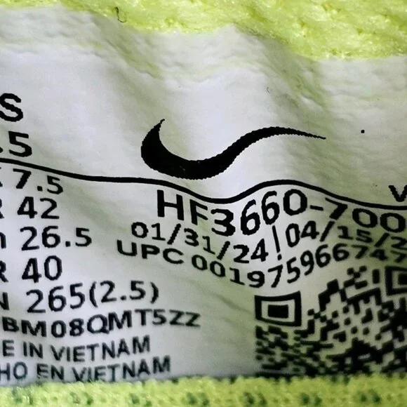 Nike Air Max 2013 Volt Yellow Black Shoes HF3660-700 - Men's Size 8.5 - Picture 8 of 14